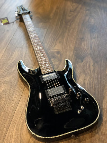 Schecter Hellraiser C-1 FR S Electric Guitar in Gloss Black