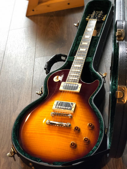 Tokai Love Rock Japan LS-150F 3A BS Premium Series with 3A Solid Flame Top in Brown Sunburst