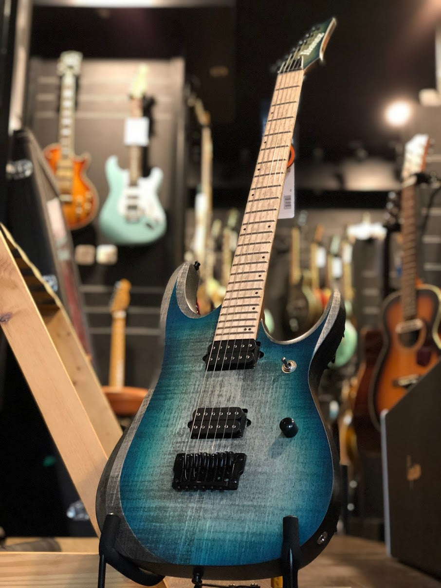 Ibanez Axion Label RGD61AL-SSB In Stained Sapphire Blue Burst