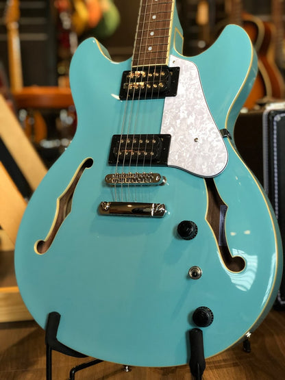 Ibanez AS63-MTB Semi-Hollow Guitar In Mint Blue