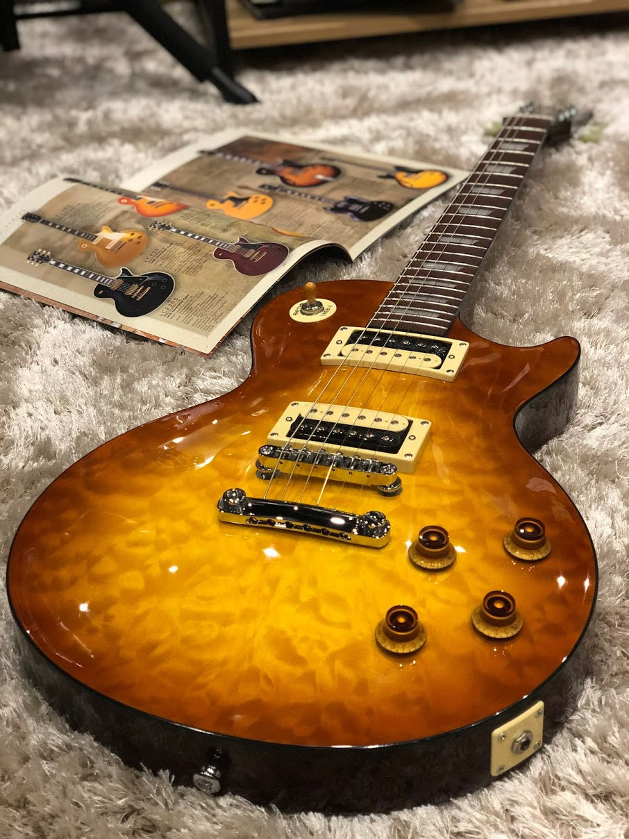 Tokai ALS-64QZ VF Love Rock in Violin Finish with Quilt Top (MIC)