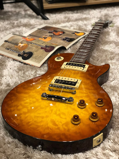 Tokai ALS-64QZ VF Love Rock in Violin Finish with Quilt Top (MIC)