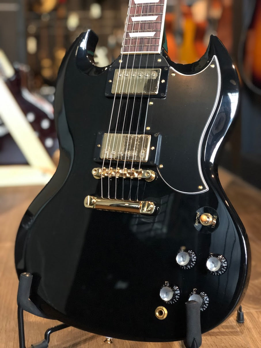 Tokai SG-118G Vintage Series Japan in Black Beauty with Gold Hardware