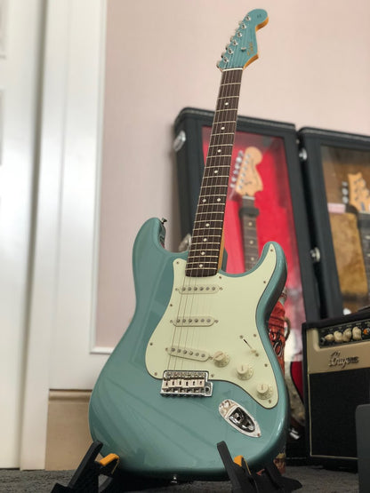 Tokai TST-96 OTM/R Goldstar Sound Japan in Ocean Turquoise Metallic with Matching Headstock