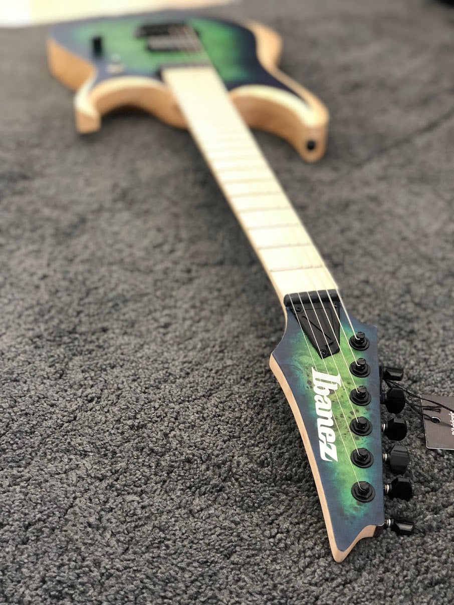 Ibanez RGD Iron Label RGDIX6MPB - Surreal Blue Burst