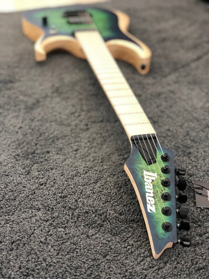 Ibanez RGD Iron Label RGDIX6MPB - Surreal Blue Burst
