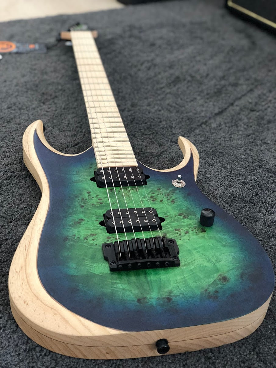 Ibanez RGD Iron Label RGDIX6MPB - Surreal Blue Burst