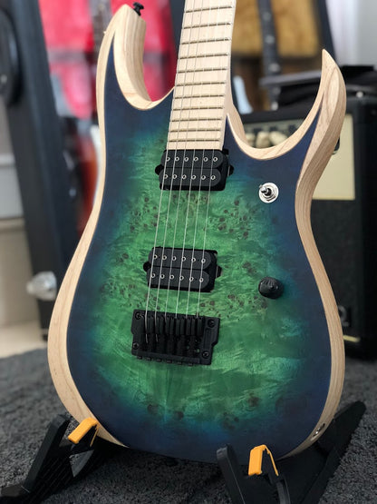 Ibanez RGD Iron Label RGDIX6MPB - Surreal Blue Burst