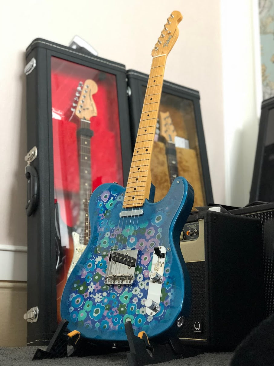 Tokai ATE-BF Blue Flower Paisley Breezysound Limited Edition