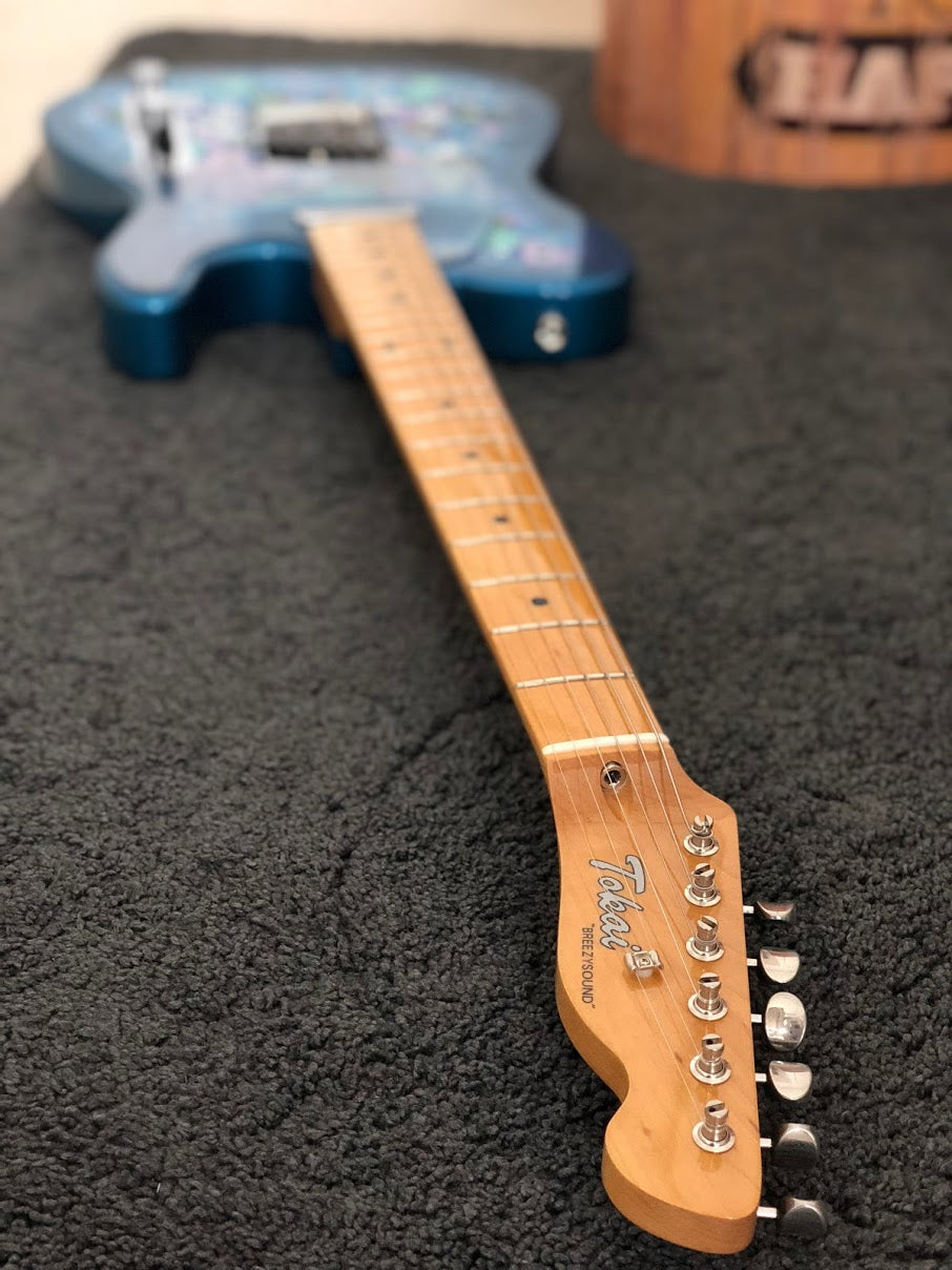 Tokai ATE-BF Blue Flower Paisley Breezysound Limited Edition