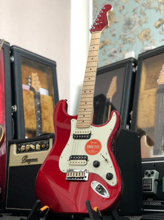 Squier Contemporary Stratocaster HH - Dark Metallic Red