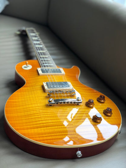 Tokai Love Rock LS-150F-3A HB Premium Series Japan with Solid Flamed Maple Top in Honeyburst
