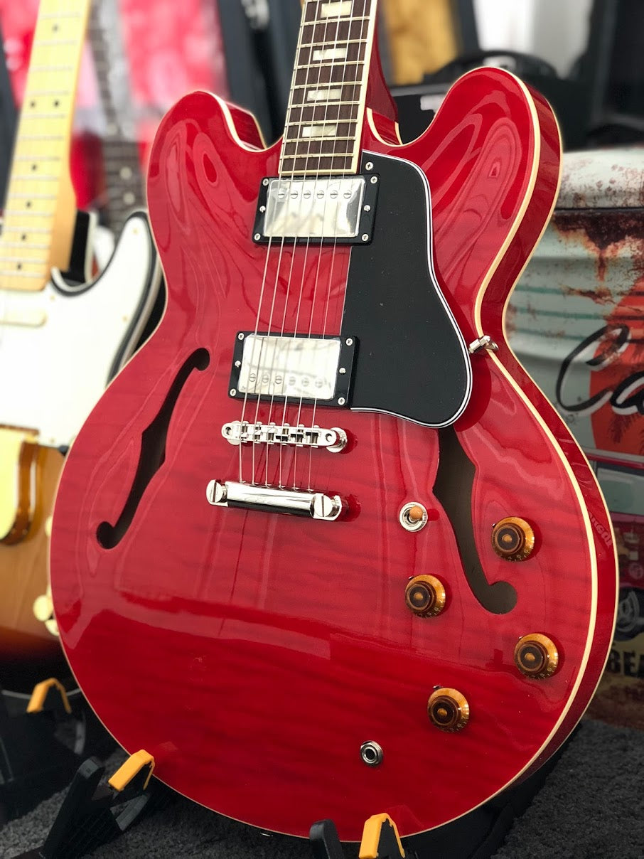 Tokai ES-198 SR Semi Hollow Vintage Series in See Thru Red Cherry