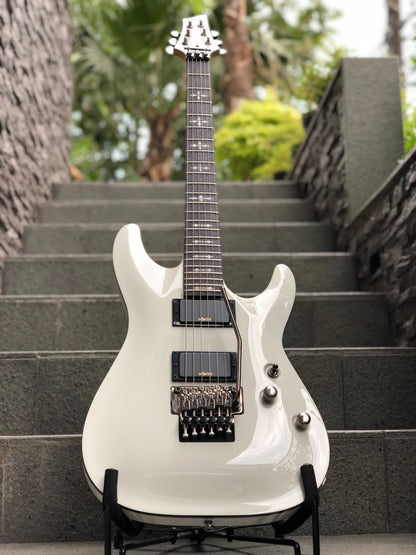 Schecter Demon-6 FR VWH in Vintage White