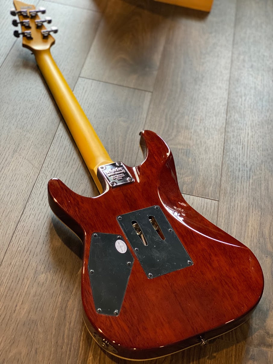 Schecter Omen Extreme-6 FR VSB in Vintage Sunburst