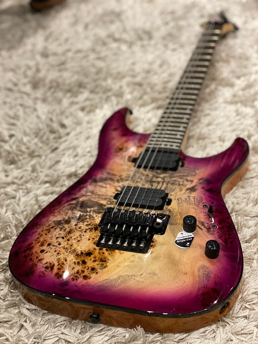 Schecter C-6 FR PRO in Aurora Burst