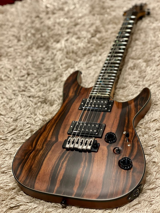 Schecter C-1 Exotic - Natural Satin