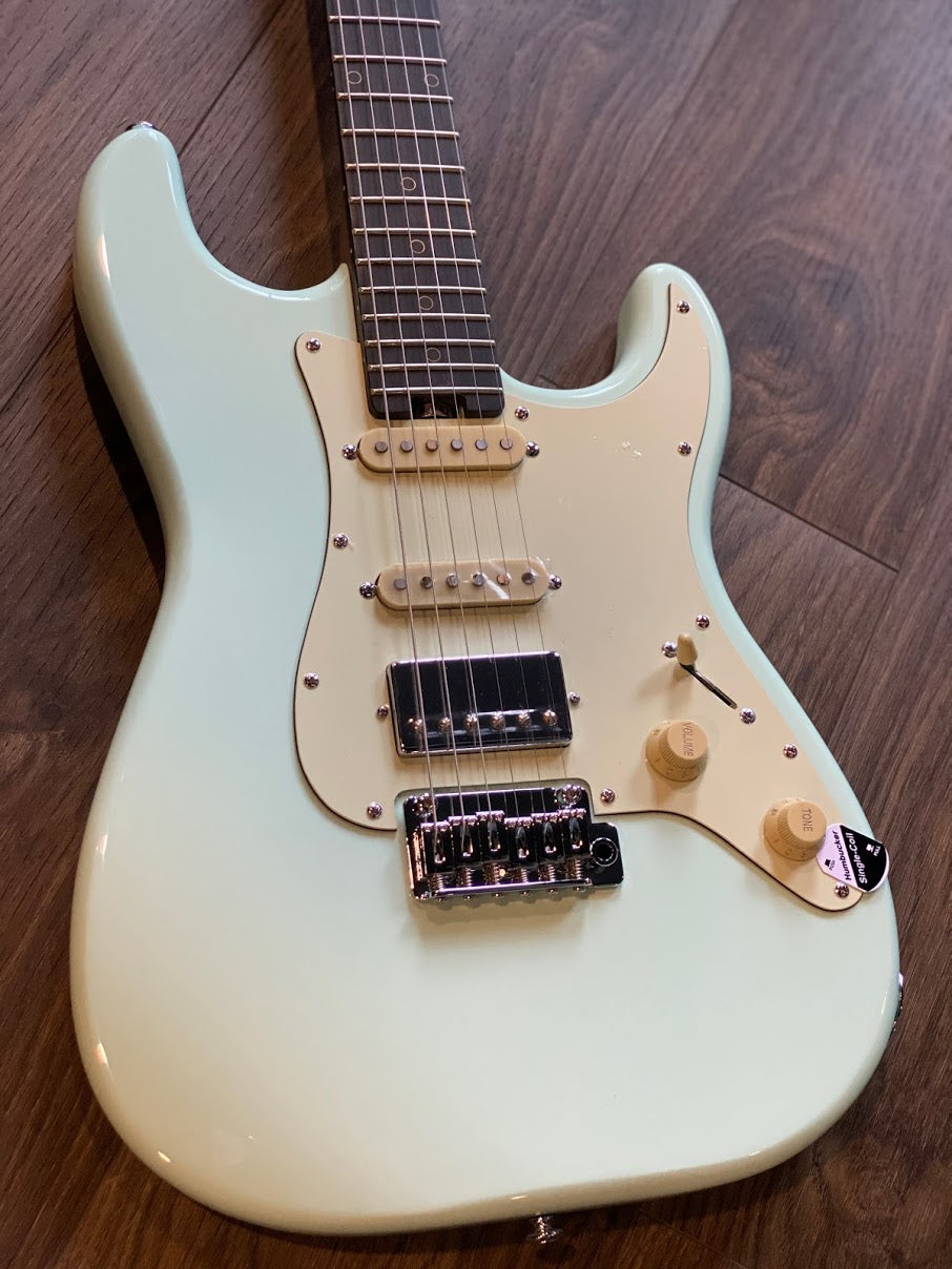 Schecter Nick Johnston Traditional HSS in Atomic Frost