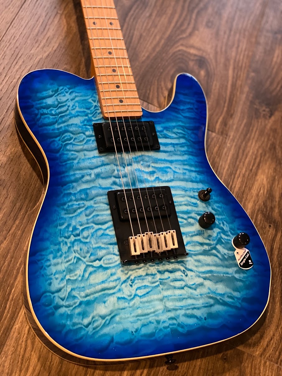 Schecter PT Pro - Trans Blue Burst