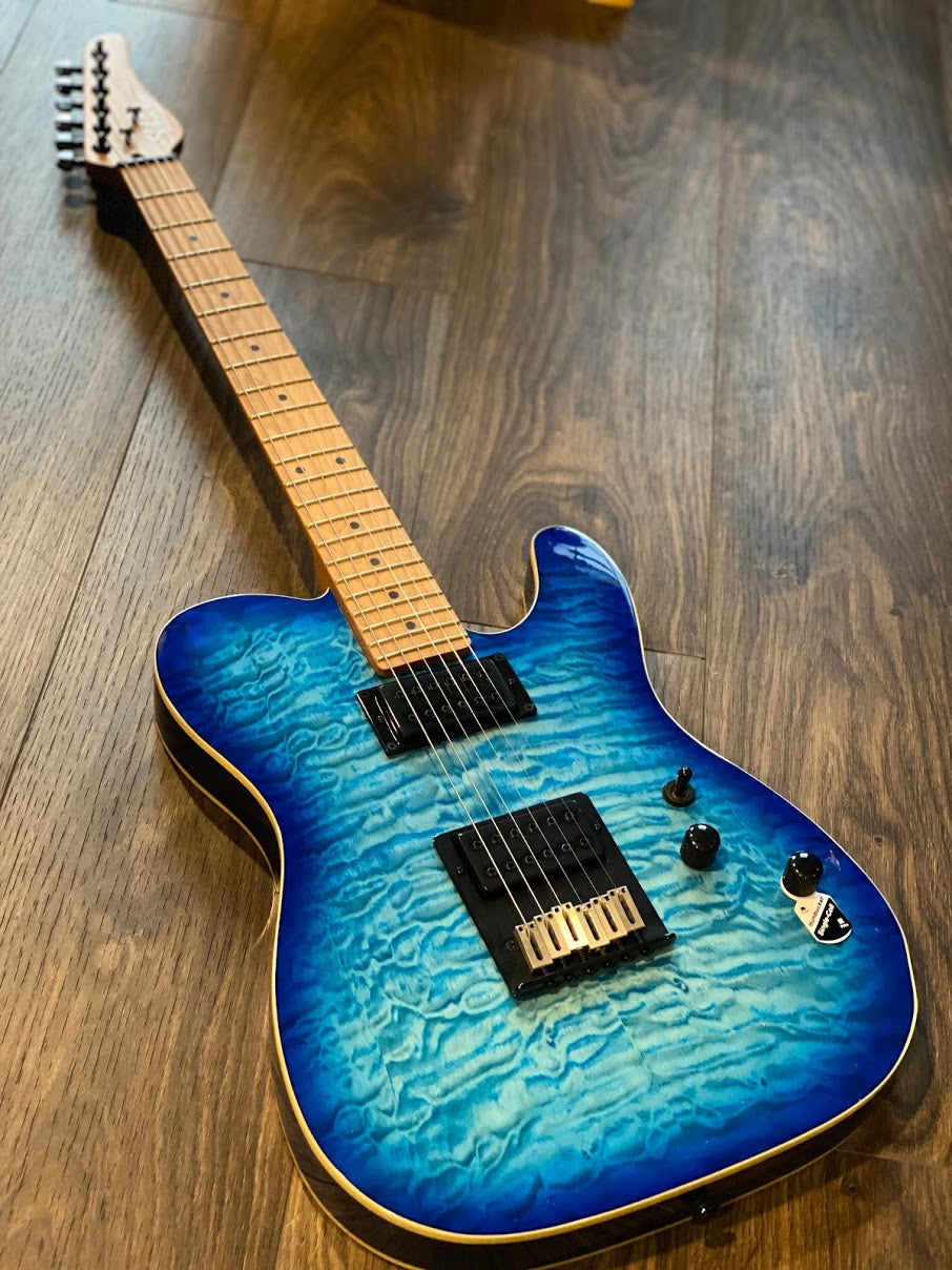 Schecter PT Pro - Trans Blue Burst