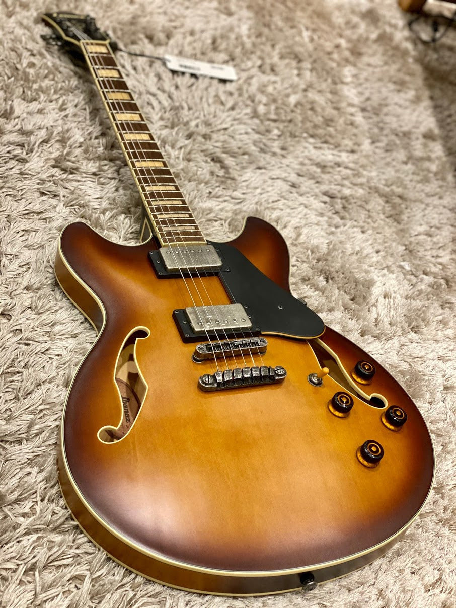Ibanez ASV73-VLL Semi-Hollow Guitar In Violin Sunburst Low Gloss