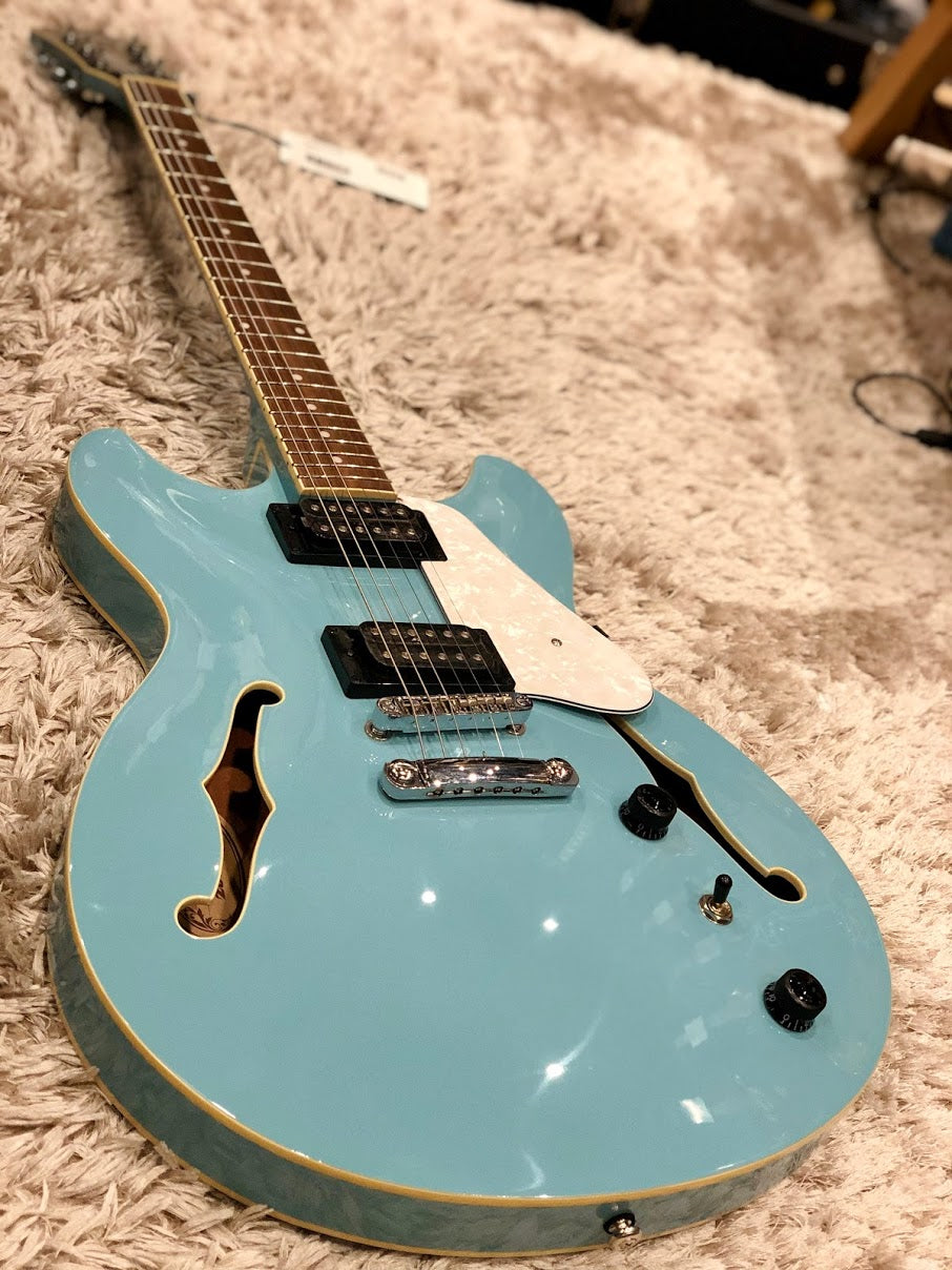 Ibanez AS63-MTB Semi-Hollow Guitar In Mint Blue