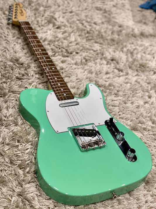 Fender Japan Traditional 70s Ash Telecaster Rosewood Surf Green