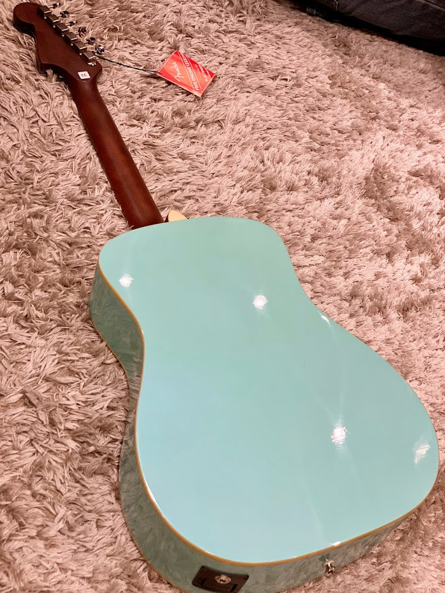 Fender Malibu Player - Aqua Splash
