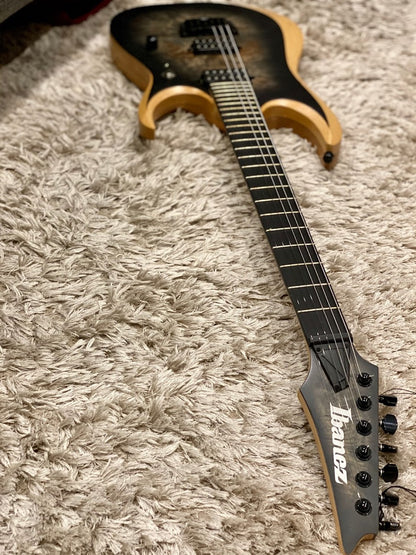 Ibanez RGD Iron Label RGDIX6PB - Surreal Black Burst