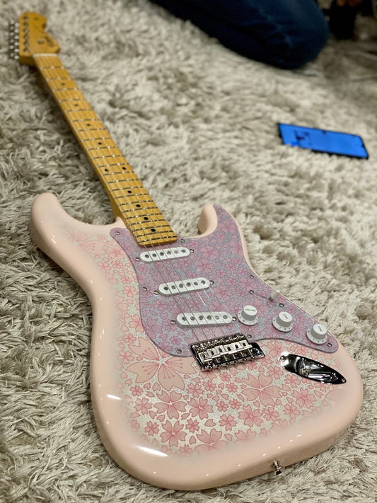 Tokai AST-SAKURA Limited Edition Goldstar Sound NAMM 2020 ใน Pale Pink พร้อม Maple FB
