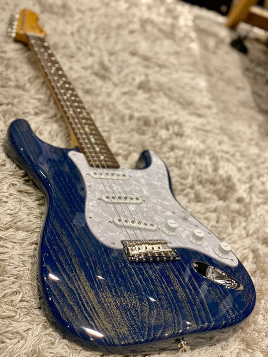 Tokai Japan AST-132 IB/R Goldstar Sound Limited Edition in Indigo Blue Gold Dust with Rosewood FB