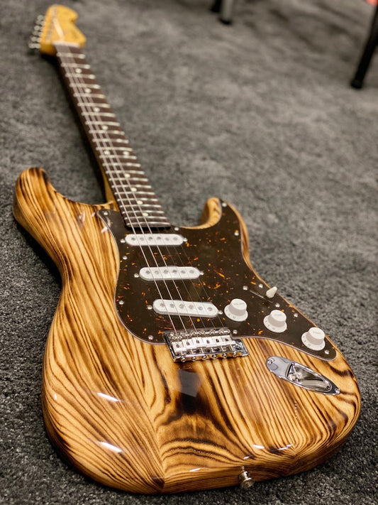 Tokai Japan AST-128 N/R Goldstar Sound Limited Edition in Natural Roasted Wood with Rosewood FB