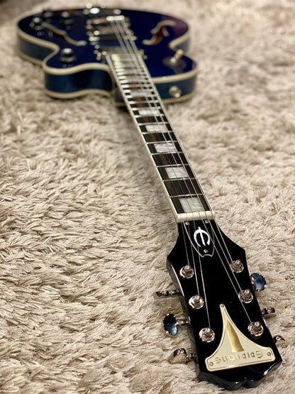Epiphone Uptown Kat ES - Sapphire Blue Metallic
