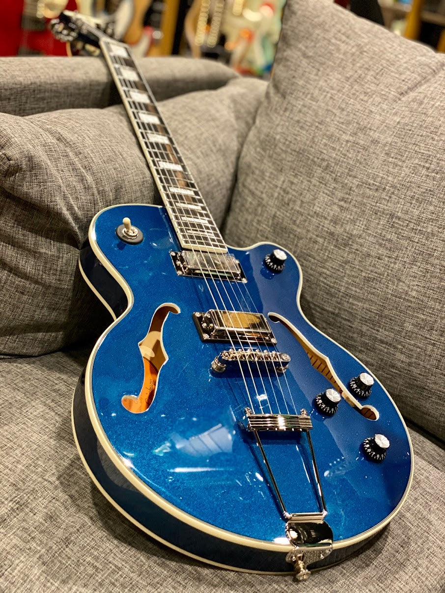 Epiphone Uptown Kat ES - Sapphire Blue Metallic