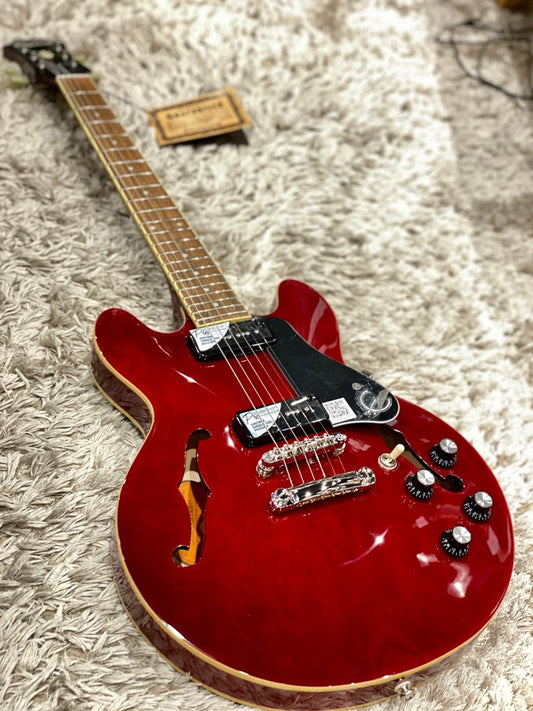 Epiphone ES-339 P90 PRO Semi-Hollowbody สีไวน์แดง