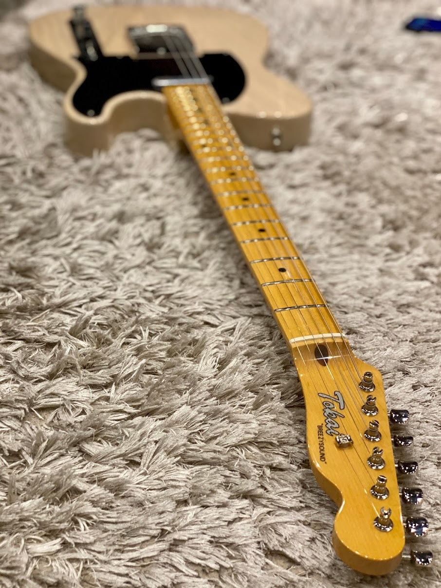 Tokai TTE-108 WBL/M Vintage Series Japan - White Blonde with Maple