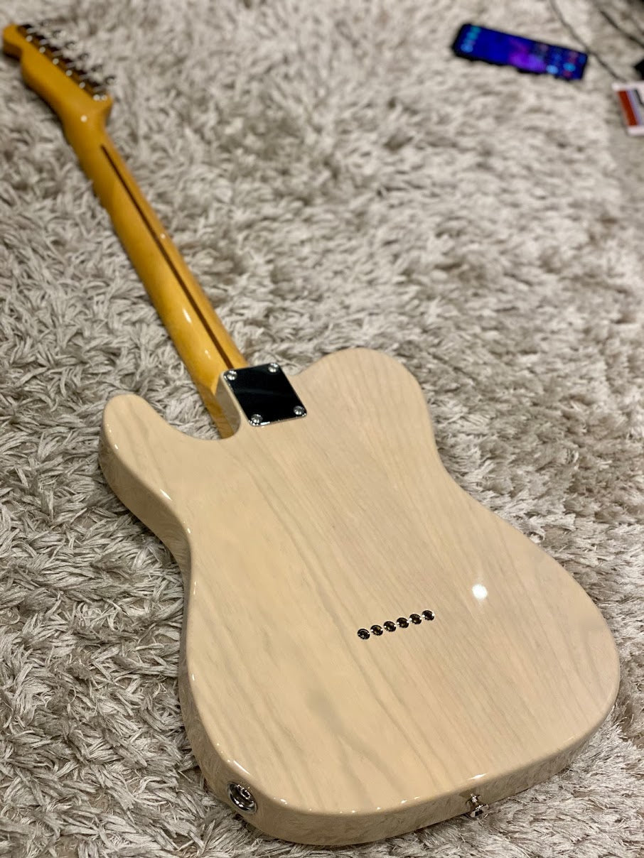 Tokai TTE-108 WBL/M Vintage Series Japan - White Blonde with Maple FB