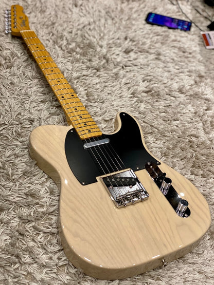 Tokai TTE-108 WBL/M Vintage Series Japan - White Blonde with Maple FB