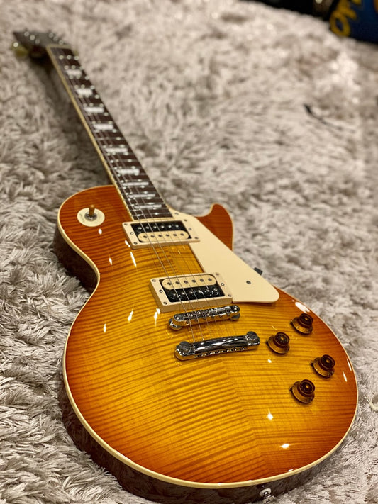 Tokai LS-136F ZB VF Love Rock Japan in Violin Finish with AAAA Flame Top