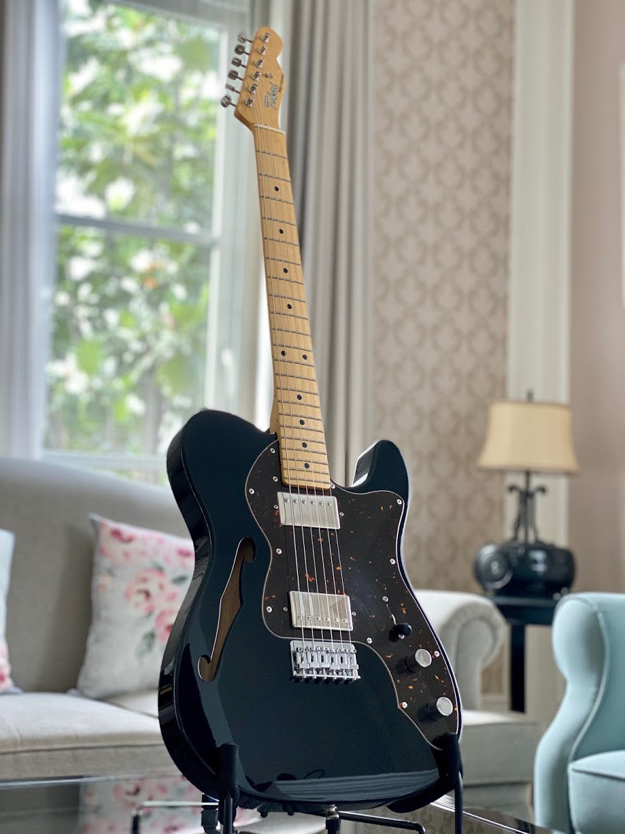 Tokai Japan Custom Shop TTE-200 Thinline Breezysound in Black