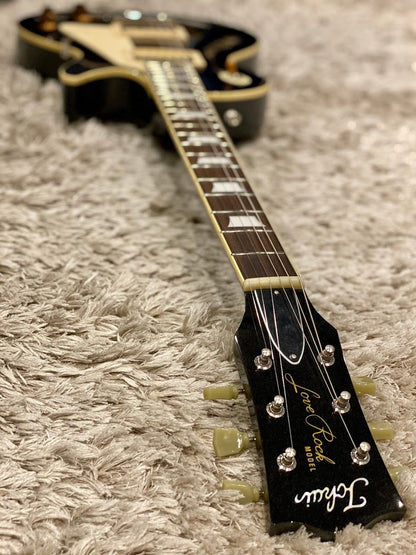 Tokai LS-136F ZB IB Love Rock Japan in Indigo Blue with AAAA Flame Top