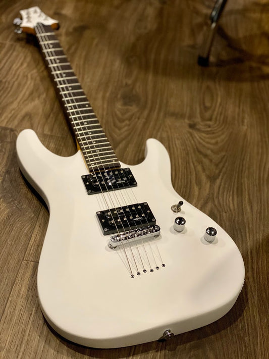 Schecter C-6 Deluxe in Satin White