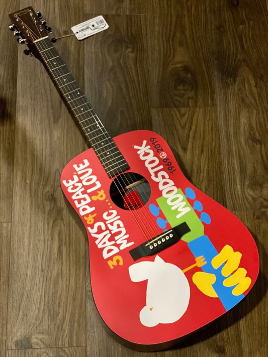 Martin DX Woodstock 50th Anniversary - Woodstock Design