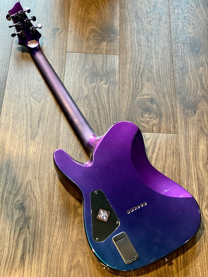 Schecter Hellraiser Hybrid PT Electric Guitar in Ultraviolet