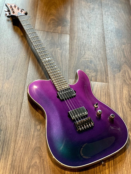 Schecter Hellraiser Hybrid PT Electric Guitar in Ultraviolet