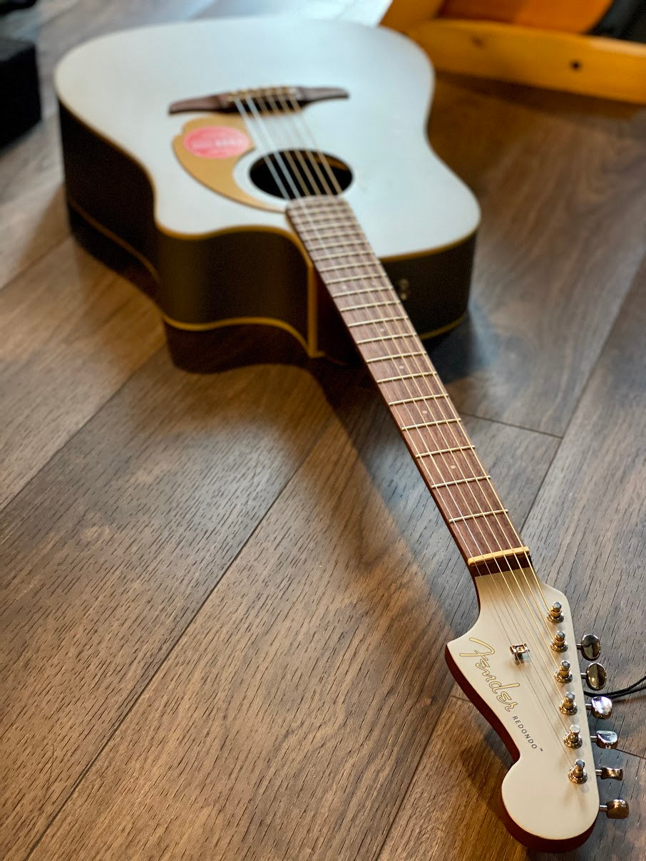 Fender California Redondo Player Slope-Slope-Shouldered Acoustic Electric สี Slate Satin