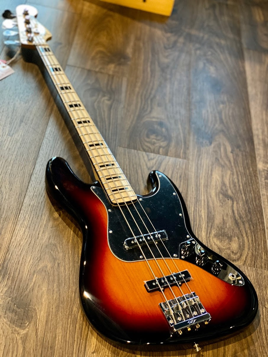 Fender Geddy Lee Jazz Bass Maple FB in 3-Color Sunburst