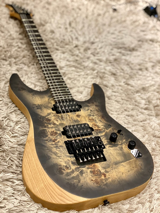 Schecter Reaper-6 FR - Satin Charcoal Burst