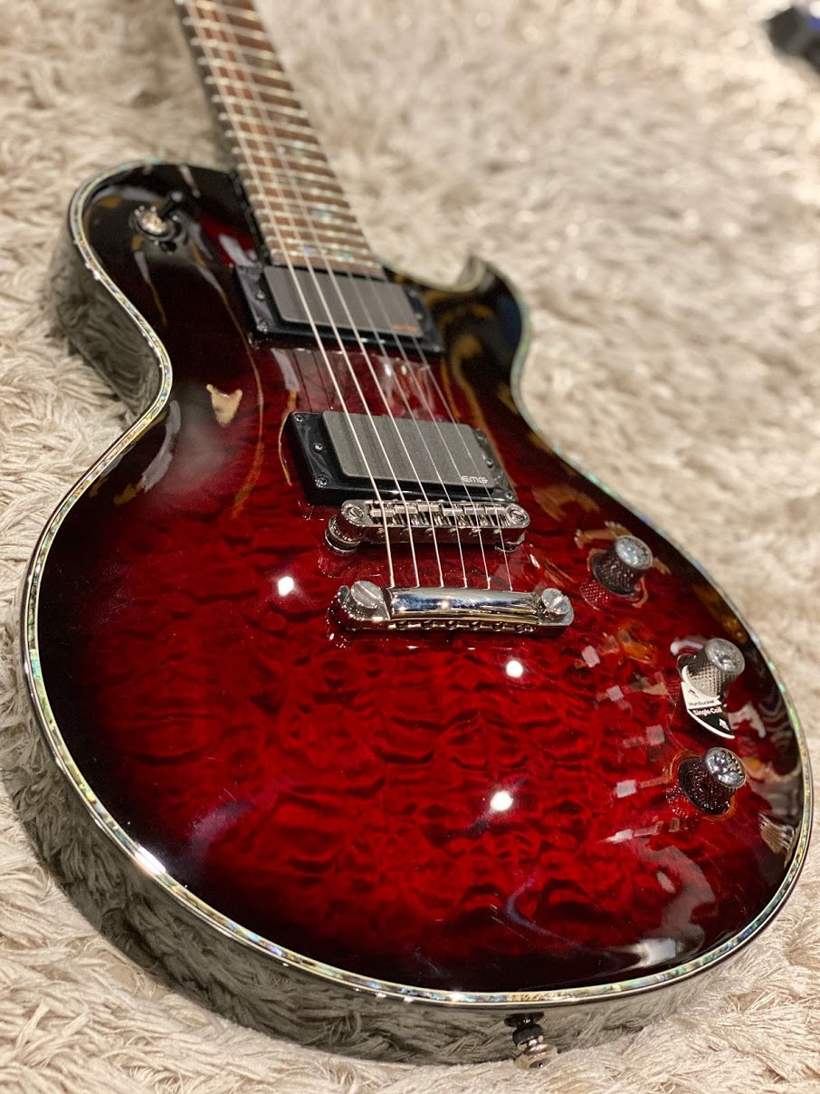 Schecter Hellraiser Solo-II in Black Cherry Burst