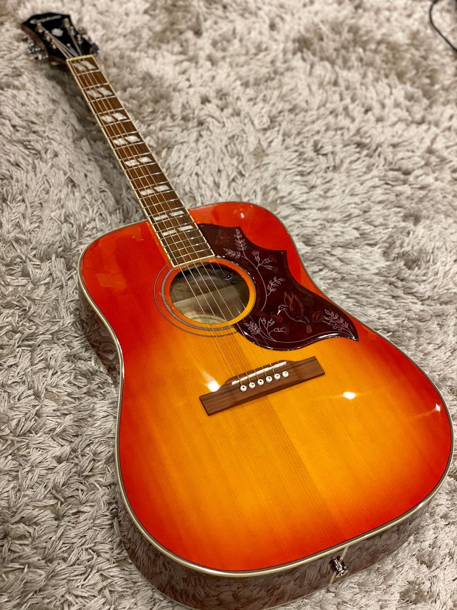 Epiphone Hummingbird Pro - Faded Cherry Sunburst